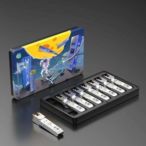 10Gtek ๐ญ๐ฌ/๐ญ๐ฌ๐ฌ/๐ญ๐ฌ๐ฌ๐ฌ๐๐ฎ๐๐ฒ-๐ง ๐๐ผ๐ฝ๐ฝ๐ฒ๐ฟ ๐ฆ๐๐ฃ, Auto-Negotiation SFP to RJ45 Mini-GBIC Transceiver or Cisco GLC-T(10/100/1000)/SFP-GE-T(10/100/1000) Pack of 2|B09NNMP934