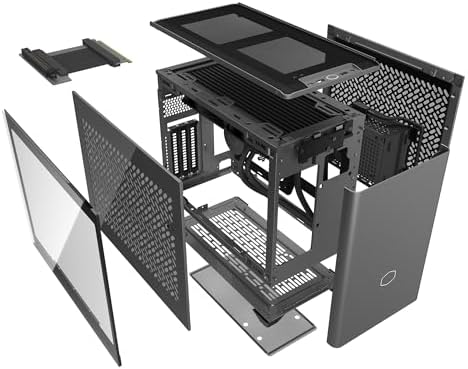 Cooler Master NR2 Pro Mini ITX – Intel Ultra 7 265F 2.4GHz (5.3 GHz Turbo | Gigabyte RTX 5070 12GB & B860I AORUS PRO ICE| 32GB DDR5 6000MHz | 2TB Gen4 M.2 | WiFi | Windows 11 | 280mm AIO Gaming PC