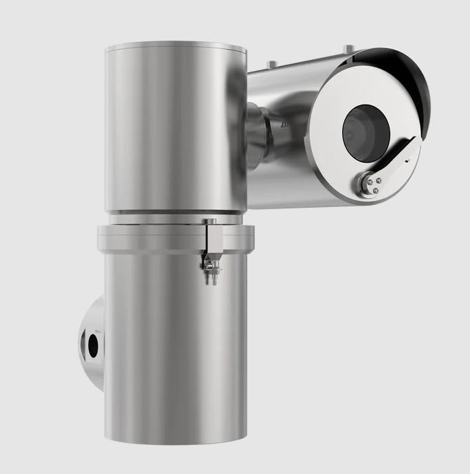 XPQ1785 Explosion-Protected Stainless Steel PTZ Network Camera with 32x Optical Zoom, Early Smoke and Fire Detection, and Worldwide Hazardous Area Certifications