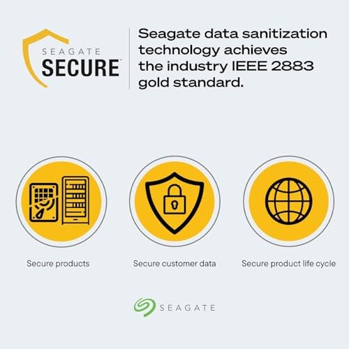 Seagate Exos X24 24TB Enterprise Hard Drive HDD SATA 6Gb/s 512MB Cache 7200 RPM 512e CMR Helium Sealed 3.5in Hard Drive ST24000NM000H (Renewed