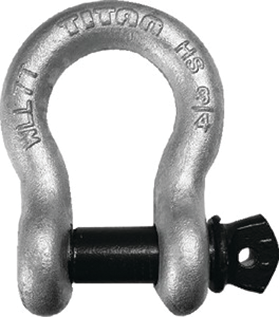 Titan Chain 10319611 High Strength Galvanized Shackle, 7/16"