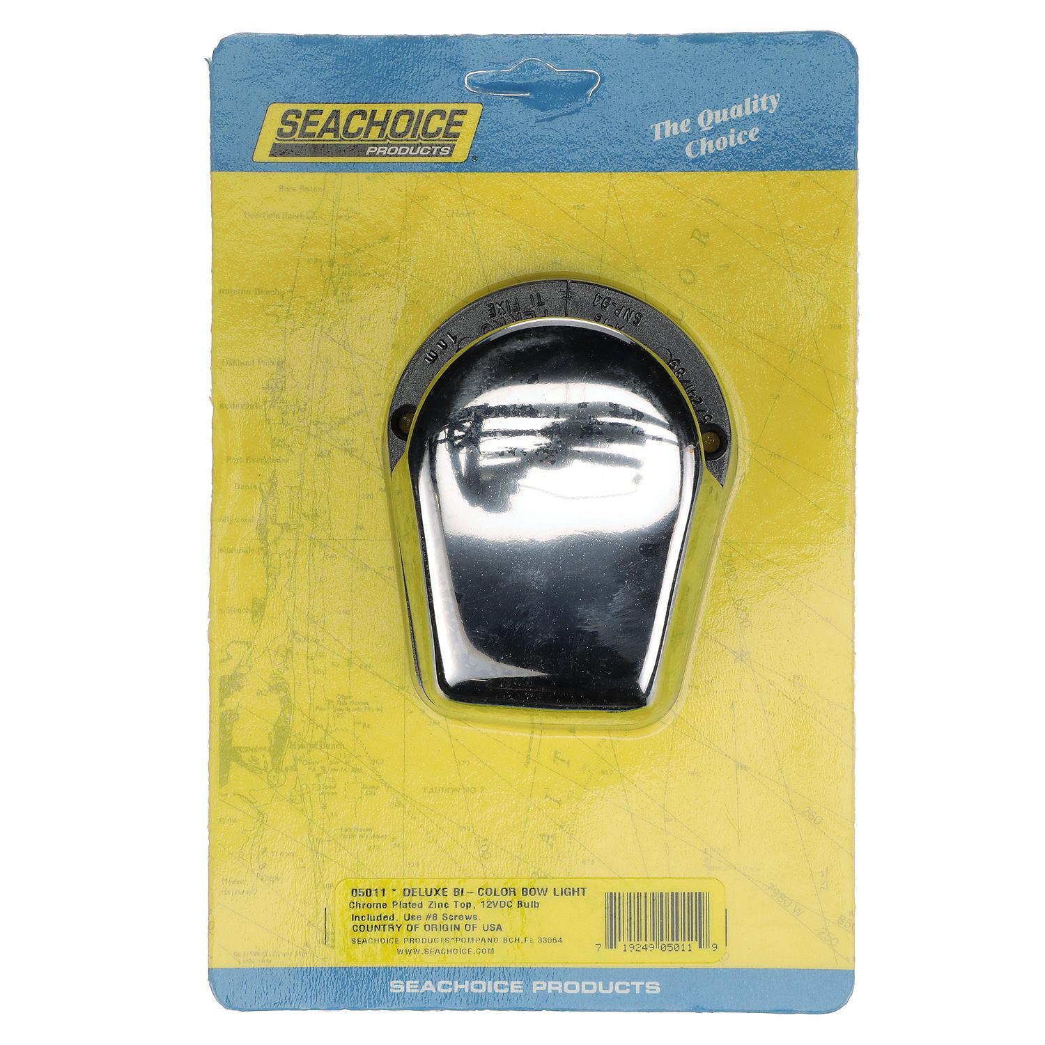 Seachoice Bow Light Marine Navigation, Horizontal Mount, Bi-Color, Boats Under 39 Feet