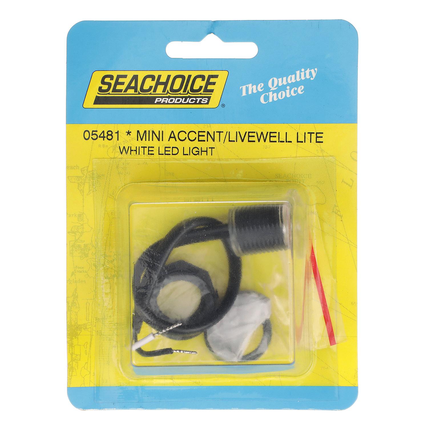 Seachoice 50-05481 Livewell Light, Mini LED Accent, White, Waterproof, 50, 000 Hours