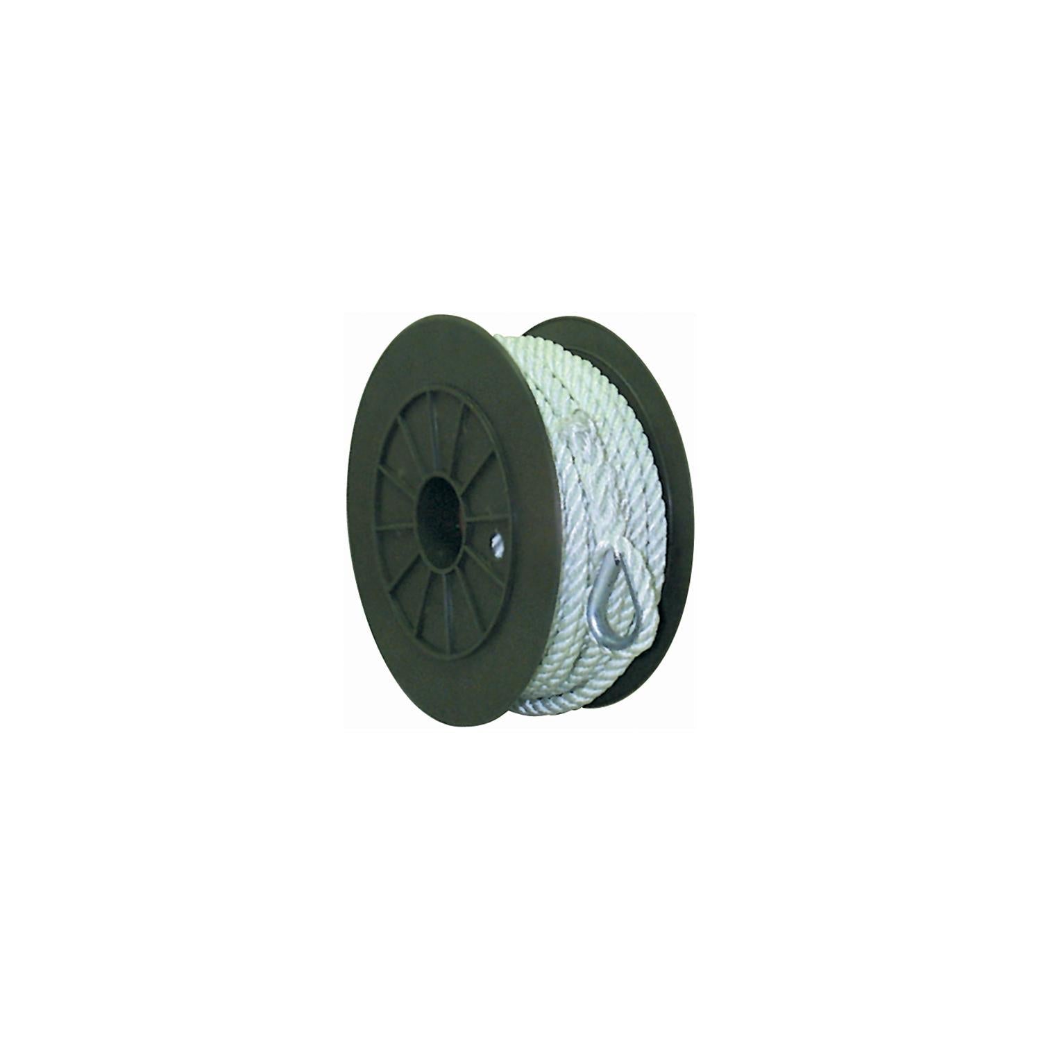 Seachoice 40741 3-Strand Twisted Nylon Anchor Line White, 1/2" x 150'
