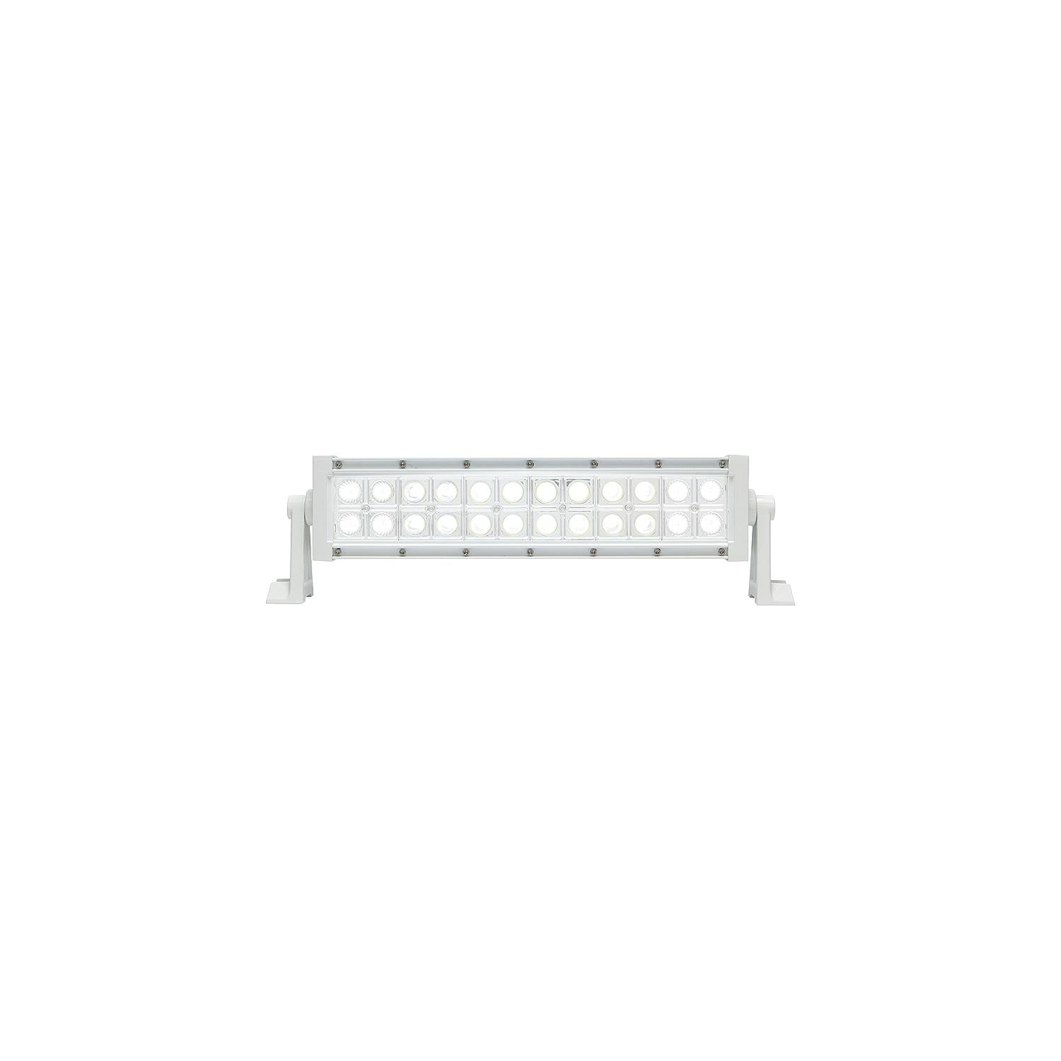 Seachoice UCL21CWSCH 51683 LED Spot/Flood Light Bar, White Housing 24 LEDs, 13.6", 12/24V