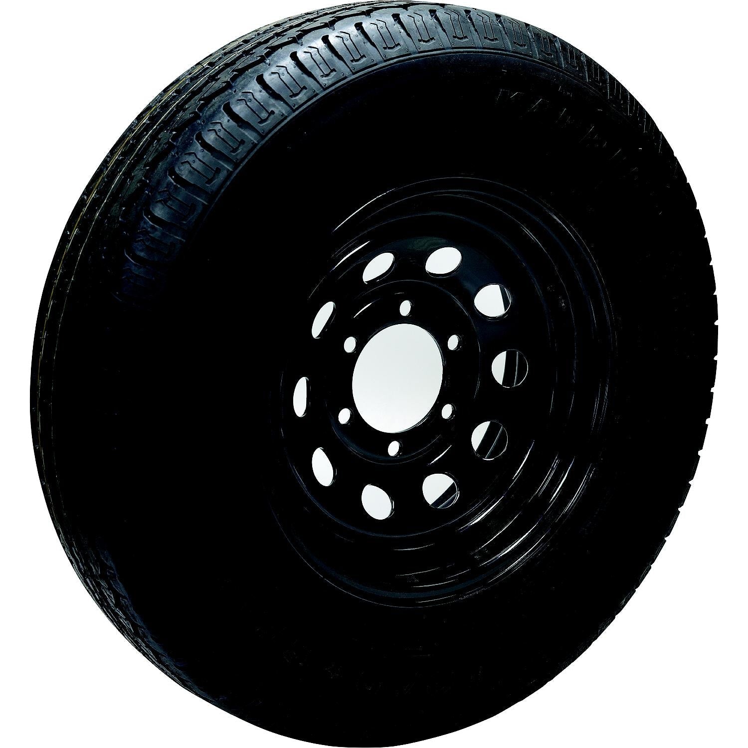 Seachoice 3S891 53436 ST225/75D15D/6H KR558 16" Black Modular, 6 Lug Bias Tire & Wheel Asm