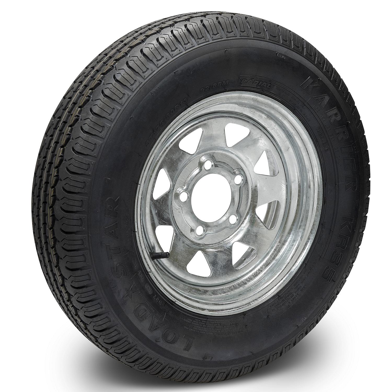 Seachoice KR35 Galvanized Spoke Radial Tire & Wheel Assembly