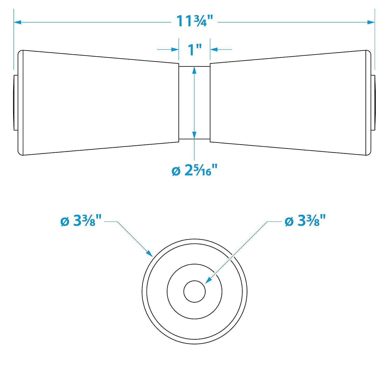 Seachoice Heavy Duty Keel Roller - 5/8" ID (Bulk)