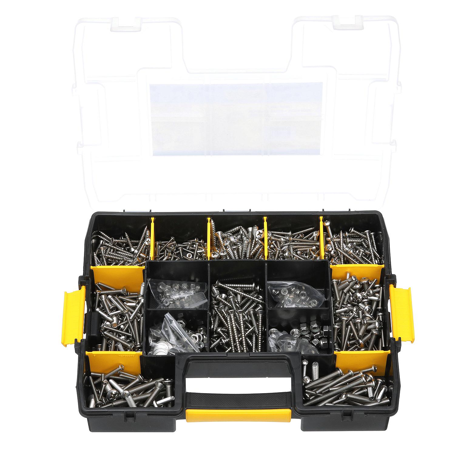 Seachoice KP9097SC Stainless Steel Tapping And Machine Screw Kit 1008 Piece