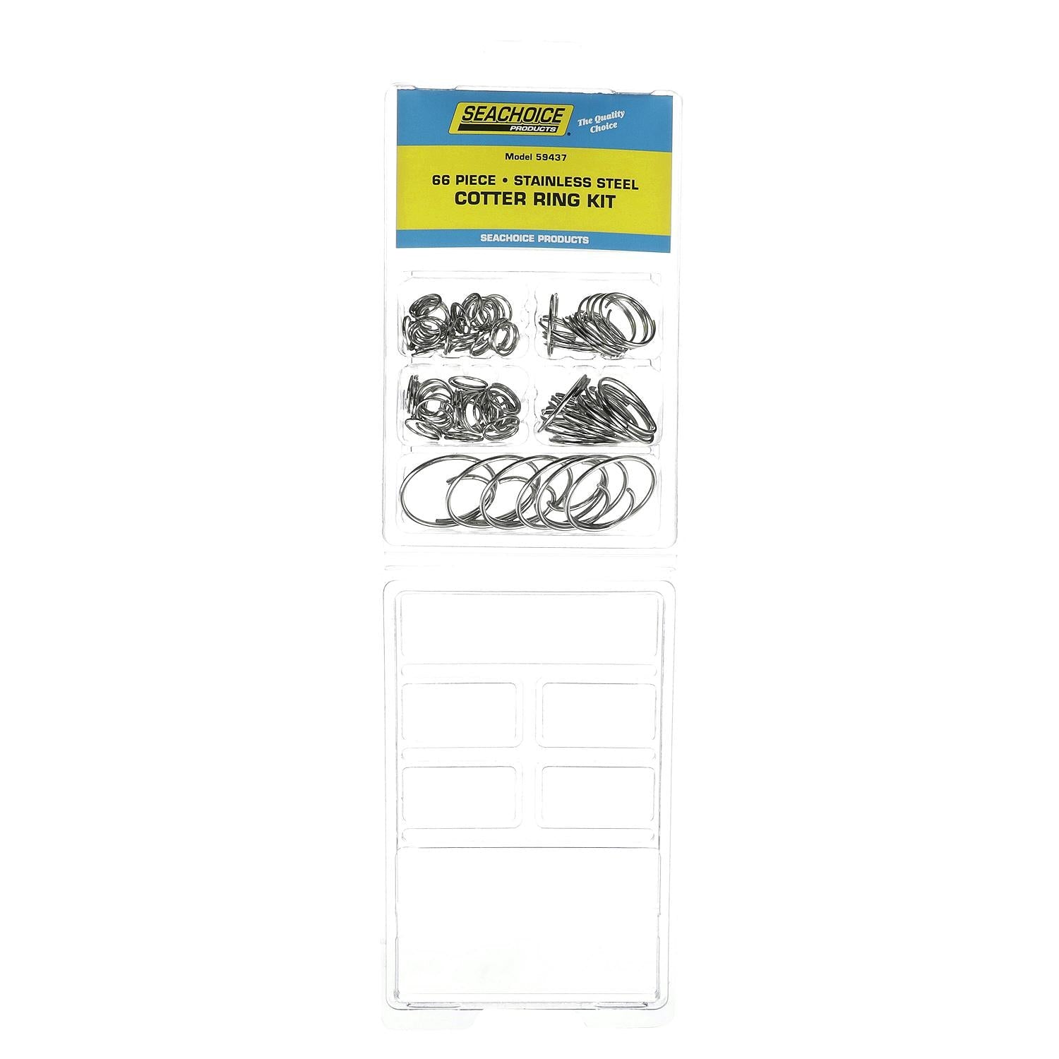 Seachoice KP5573SC Stainless Steel Cotter Ring Kit 66 Piece