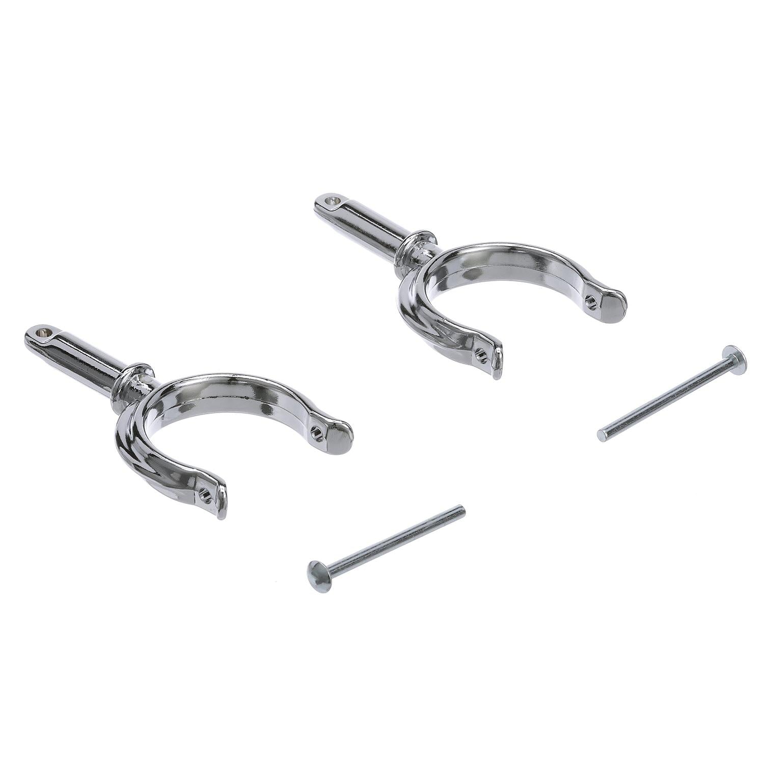 Seachoice 50-70501 Chrome Plated Zinc Rowlock Horns Only (Sold as Pair)