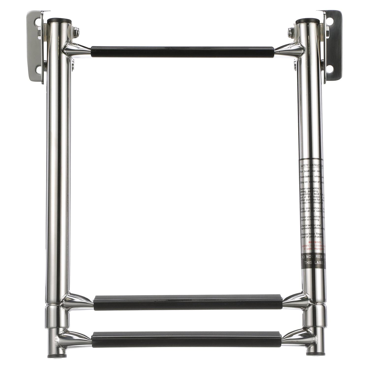 Seachoice 71221 Telescoping Transom Mount Stainless Steel 3-Step Ladder