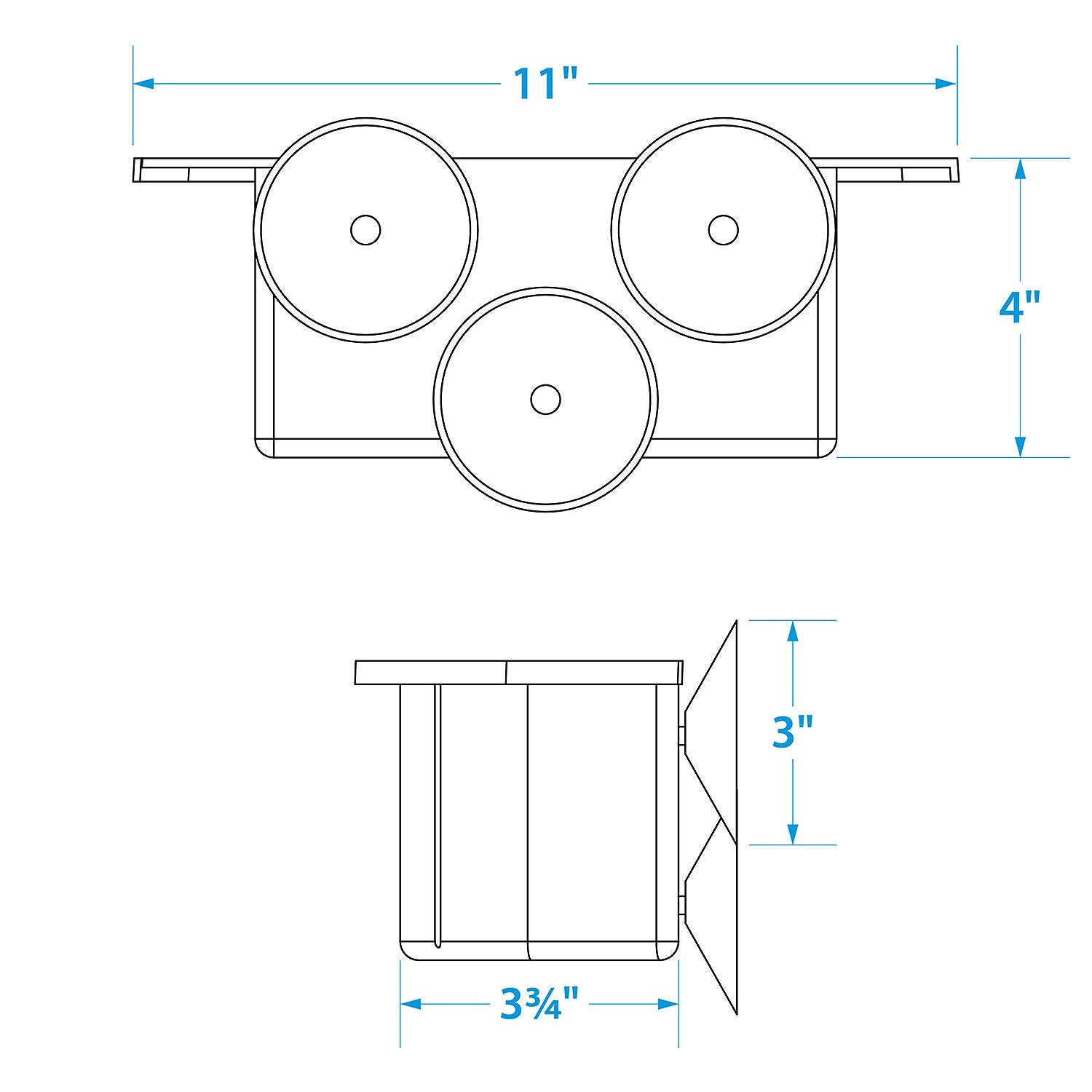 Seachoice 79321 Cockpit Organizer White