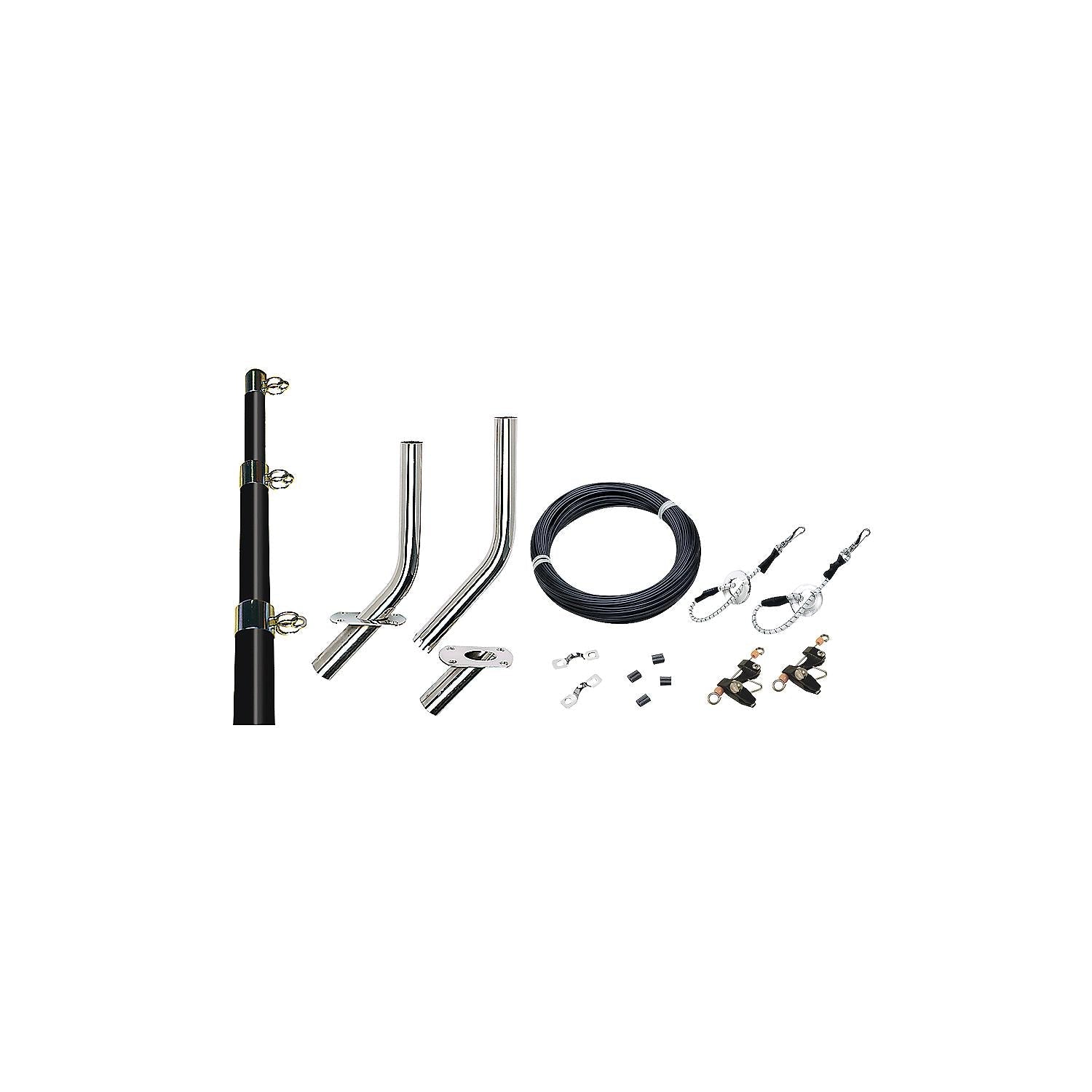 Seachoice 88261 Outrigger Kit-15' Black/Gold-Complete