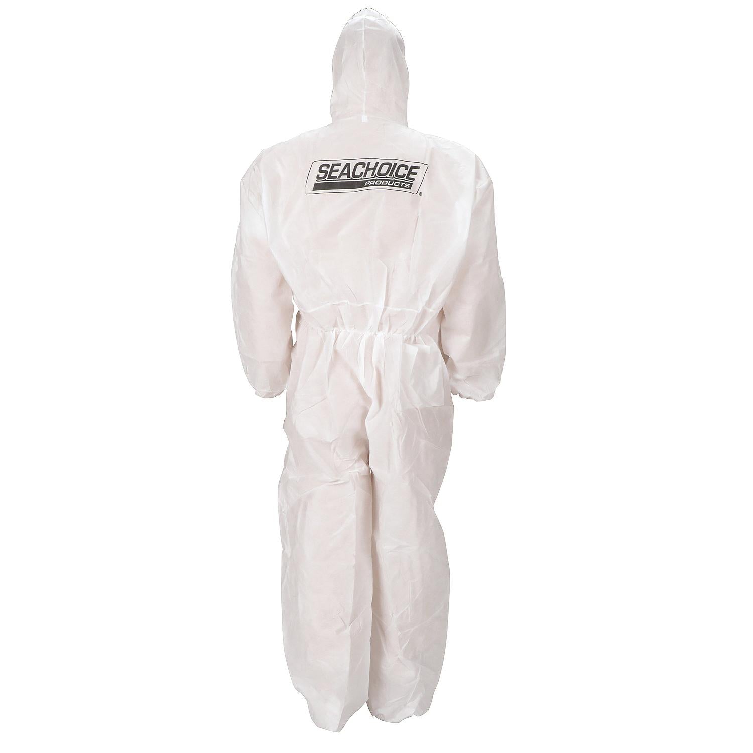 Seachoice 93151 SMS Breathable Disposable Paint Suit With Hood