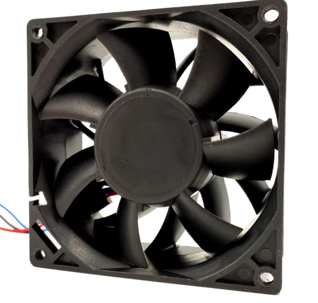 PFB0924GHE DC24V 0.76A 92mm Fan - 0.76A 9238 3-Wire Inverter Cooling Fan, Black - aloinfousa.com