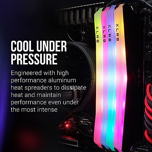 PNY XLR8 Gaming 32GB (2x16GB DDR4 DRAM 3200MHz (PC4-25600 CL16 1.35V RGB Dual Channel Desktop (DIMM Memory – MD32GK2D4320016XRGB