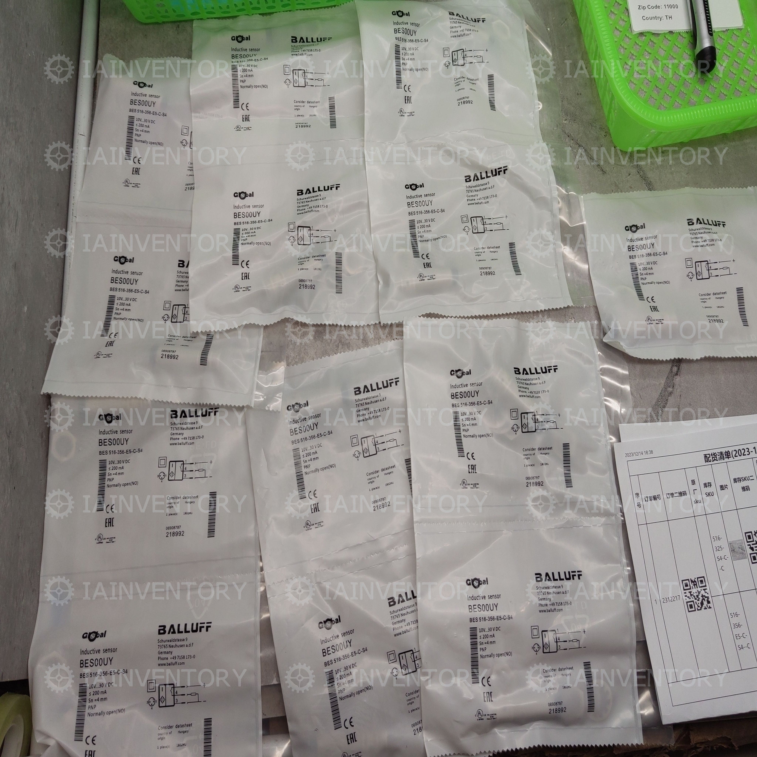 1PCSs BALLUFF BES 516-356-E5-C-S4 516-356-E5-C-S4 Sensor&Proximity Switch
