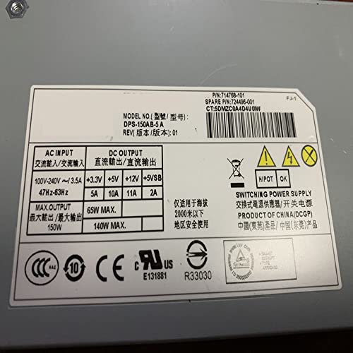 PSU for HP/DPS ProLiant G8 1U 350W/150W Power Supply DPS-150AB-5 A 714768-101 724496-001 DPS-350JB-1B|B09M8MF1HF