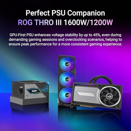 ASUS ROG Astral GeForce RTX™ 5090 OC Edition Gaming Graphics Card (PCIe® 5.0, 32GB GDDR7, HDMI®/DP 2.1, 3.8-Slot, 4-Fan Design, Axial-tech Fans, Patented Vapor Chamber, Phase-Change GPU Thermal pad