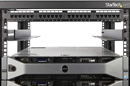 StarTech.com 1U 19 inch Server Rack Rails - 24-36 inch Adjustable Depth - Universal 4 Post Rack Mount Rails - Network Equipment/Server/UPS Mounting Rail Kit HPE ProLiant Dell PowerEdge (UNIRAILS1UB)|B083N35SCZ