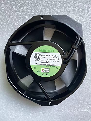 5915PC-20W-B20-S05 Fan 200-240VAC 23/44/25/44W 17CM Cooling Fan