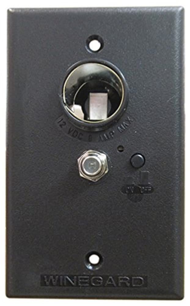 Winegard Co. RV-7032 Winegard Wall Plate Power Supply, Black
