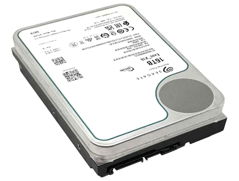 Seagate (Recertified Exos X16 16TB 7200 RPM SATA 6Gb/s 256MB Cache 3.5-Inch Internal Data Center HDD Enterprise Hard Drive (ST16000NM001G
