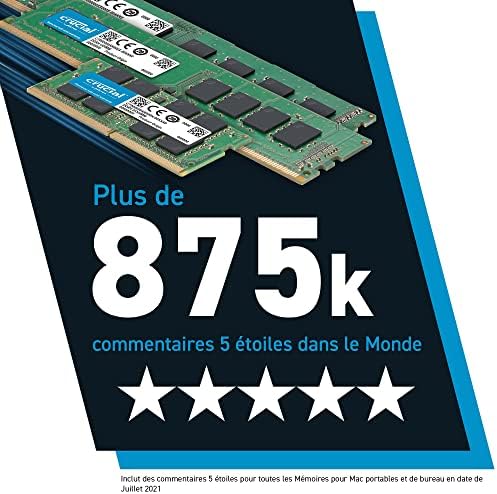 Crucial 16GB DDR4 2666 MT/s (PC4-21300) UDIMM 288-Pin Memory - CT16G4DFRA266|B08C51FMP6
