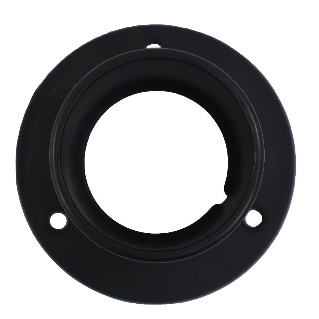 TH Marine RFK-1CP-DP T-H Marine Chrome Rigging Flange Hose & 4' of 2" Black Hose