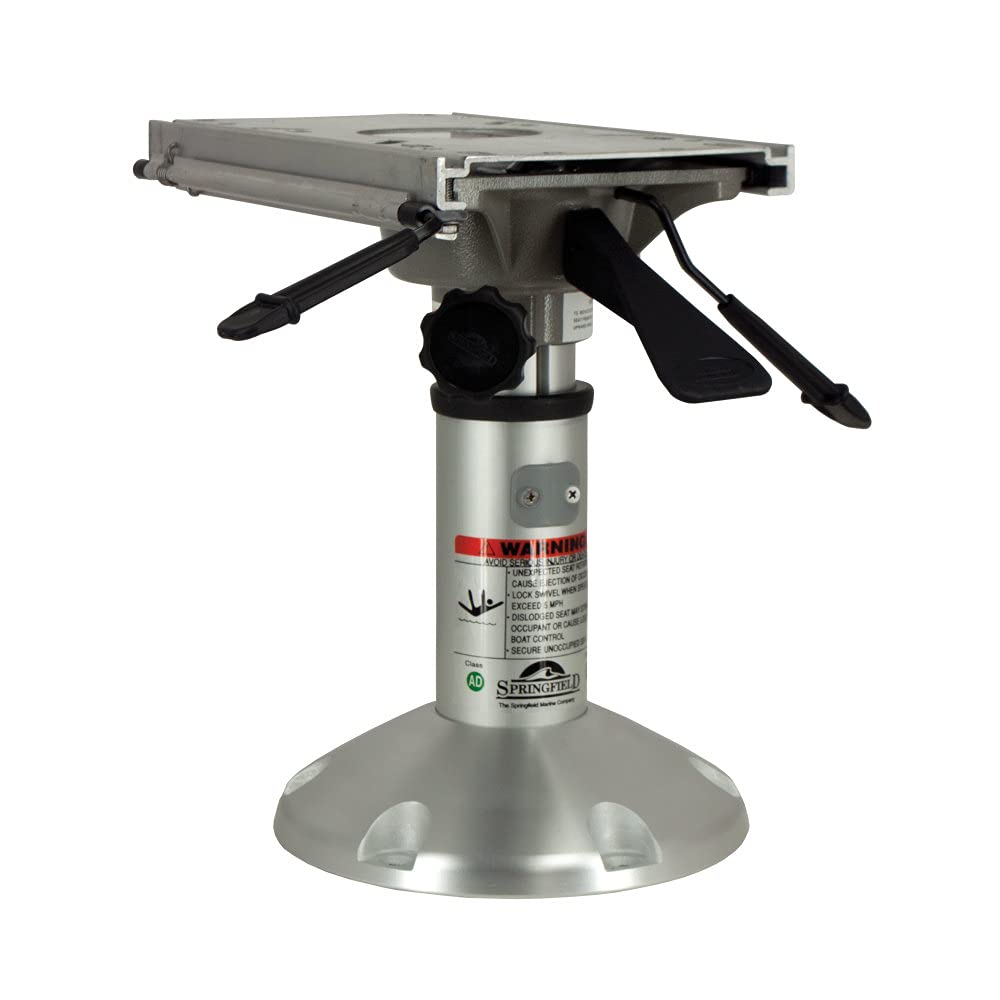 Springfield 1250250-L1 Low-Profile Mainstay Package, 12-1/2" to 15-1/2" Height, Includes Pedestal, Base, Slide & Swivel