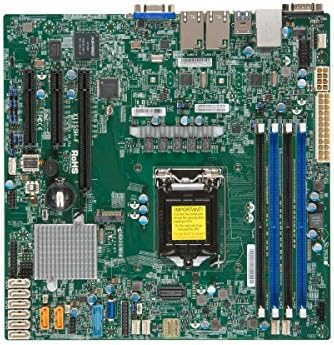Supermicro Motherboard MBD-X11SSH-F-B Xeon E3-1200 v5 LGA1151 Socket H4 C236 PCI Express SATA MicroATX Bulk