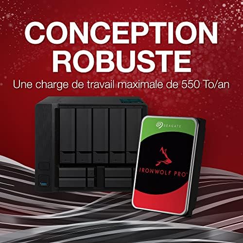 Seagate IronWolf Pro 18TB NAS HDD, ST18000NE000 SATA 6Gb/s 3.5" (Renewed)|B0CZM957F3