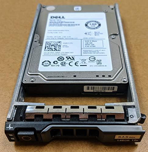 X162K Dell 146GB 6Gb/s 15K RPM SAS 2.5 with R series Tray|B014S21QZ8