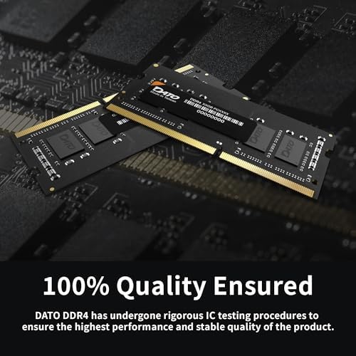 DATO 8GB RAM DDR4 3200MHz PC4-25600 CL22 SODIMM 1.2V 260-Pin Non-ECC SODIMM Laptop Notebook Memory Module|B0CHM62WLQ