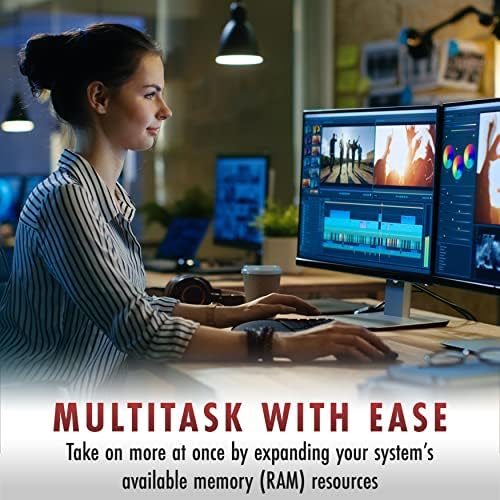 A-Tech 32GB DDR5 4800MHz PC5-38400 CL40 UDIMM 2Rx8 Dual Rank 1.1V Non-ECC Unbuffered DIMM 288-Pin Desktop PC/Computer RAM Memory Upgrade Module|B0B17JW787