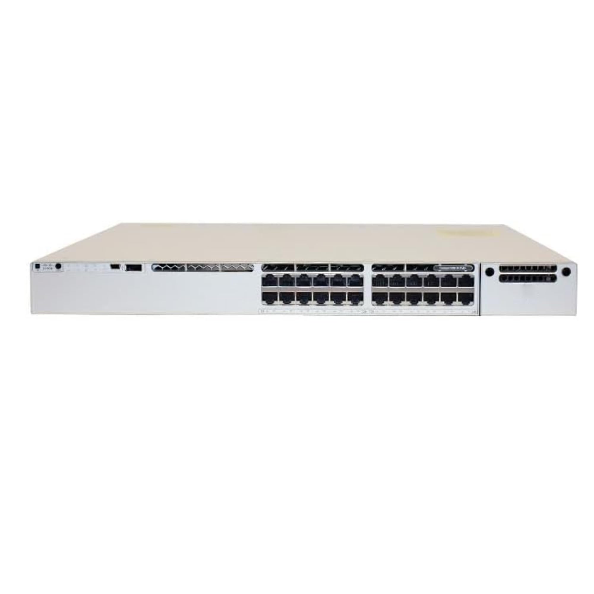 C9300-24P-A Catalyst 9300 24-Port 1G Copper with Modular uplinks, PoE+, Network Advantage Switch