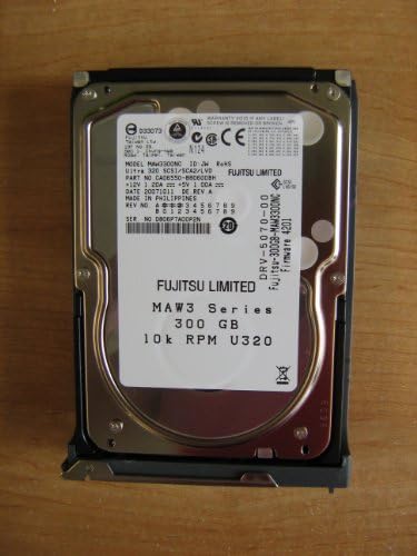 300GB Fujitsu HP Enterprise 10K RPM Ultra320 SCSI 80pin Oem MAW3300NC Hard Drive Internal