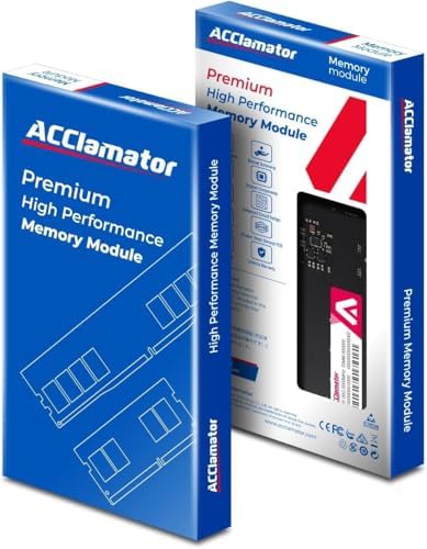 DDR5 RAM 32GB Kit (2x16GB) 4800MHz (PC5-38400) CL40 1.1V On die ECC UDIMM 288-Pin Desktop Memory Module Acclamator|B0DYJFJBJZ