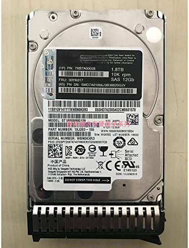 7XB7A00028 2.5 "1.8T 10K SAS 12Gb 512e 00YK017 Hard Disk