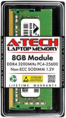 A-Tech 32GB RAM for QNAP TVS-h874 NAS | DDR4 3200MHz PC4-25600 SODIMM 2Rx8 1.2V 260-Pin Non-ECC SO-DIMM Memory Upgrade|B0CF44DK9T
