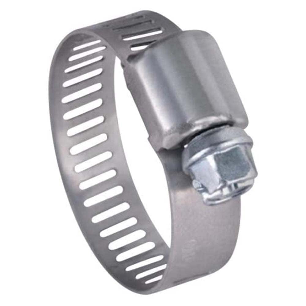 Seachoice 50-23367 Plated Screw Hose Clamps, 1/2" Band, Size #20, 10/Bx