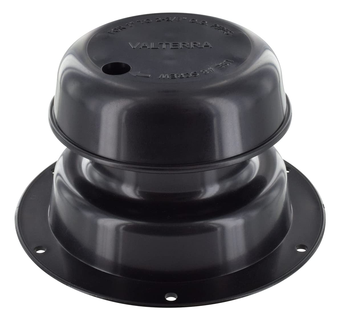 Valterra A10-3389BKVP Universal Plumbing Vent Kit, Black