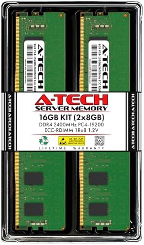 A-Tech 64GB Kit (2x32GB DDR4 2133MHz PC4-17000 ECC RDIMM 2Rx4 Dual Rank 1.2V ECC Registered DIMM 288-Pin Server & Workstation RAM Memory Upgrade Modules (A-Tech Enterprise Series