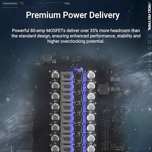 ASUS ROG Astral GeForce RTX 5090 White OC Edition Gaming Graphics Card (PCIe 5.0, 32GB GDDR7, HDMI/DP 2.1, 3.8-slot, 4fan design, Axial-tech fans, patented vapor chamber, Phase-change GPU thermal pad)|B0FJQNQ8M7