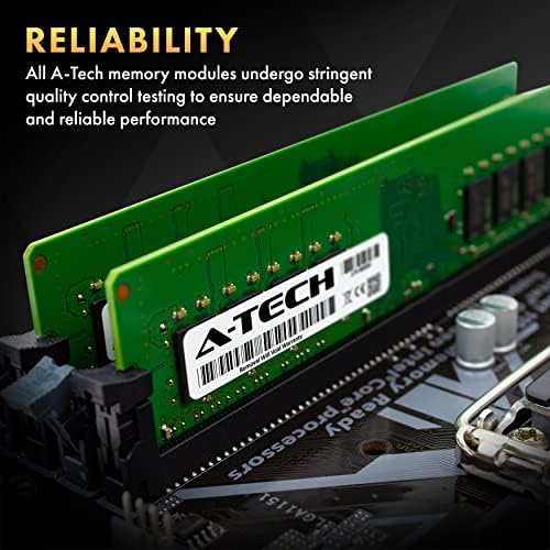A-Tech 64GB (2x32GB DDR4 3200 MHz UDIMM PC4-25600 (PC4-3200AA CL22 DIMM 2Rx8 Non-ECC Desktop RAM Memory Modules