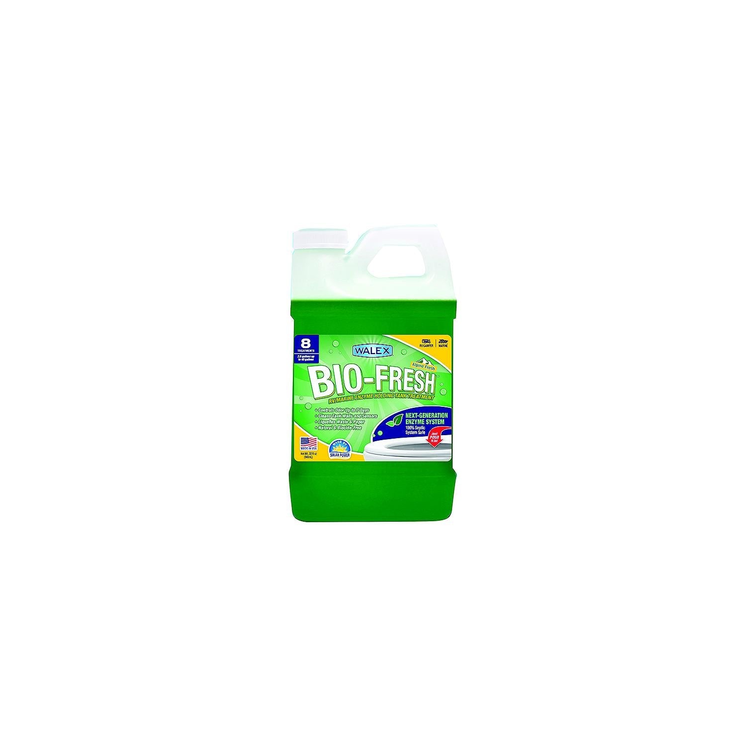Walex Products BIOFRAF32 Walex Holding Tank Treatment, 32 oz. Alpine Fresh