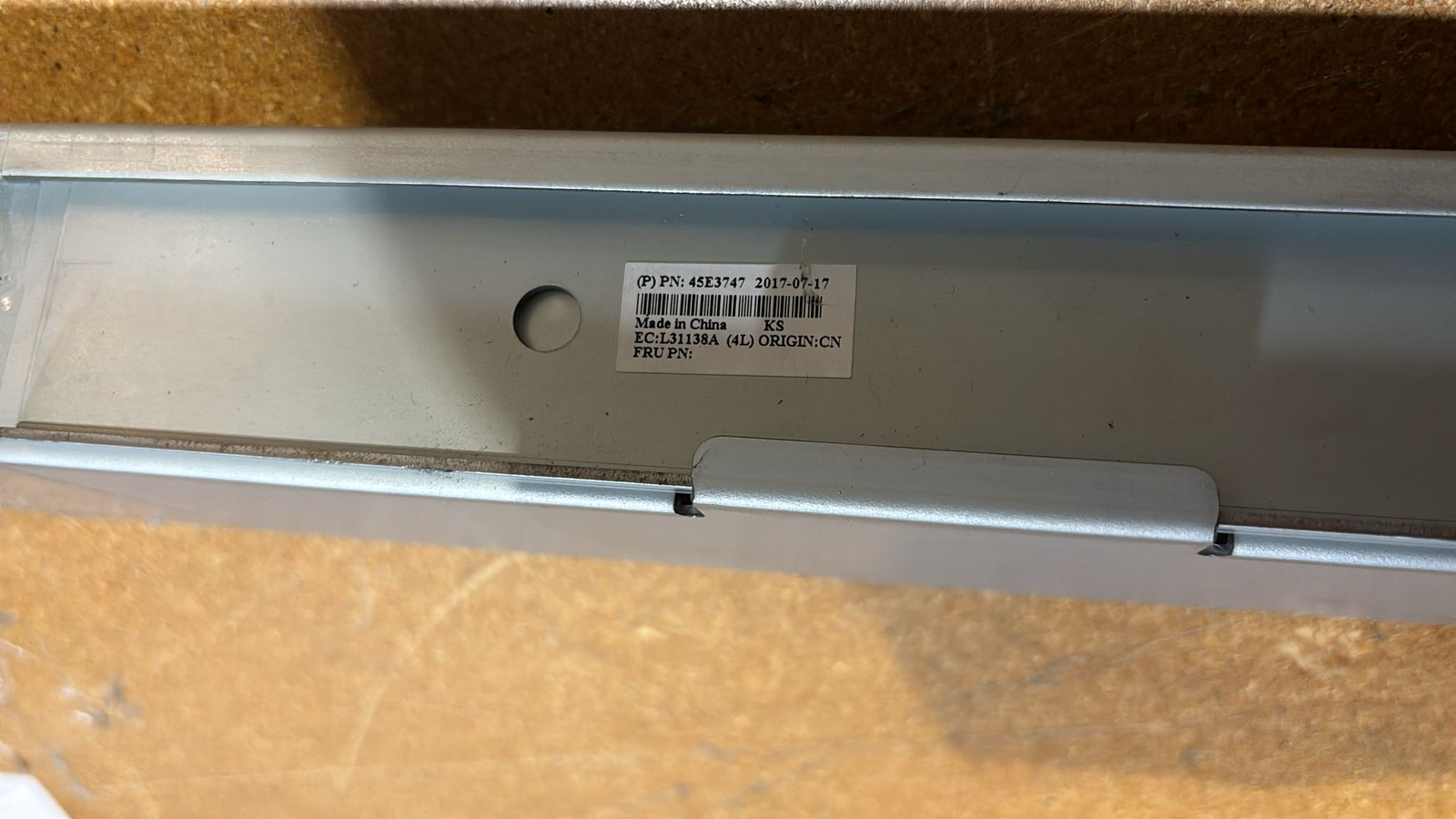 IBM RAIL KIT FOR IBM TS2900 TAPE AUTOLOADER 45E3747