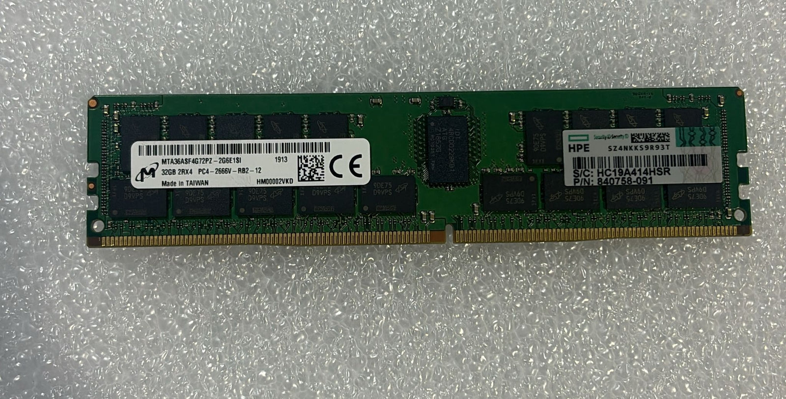 HPE 840758-091 - 32GB DDR4-2666 Dual Rank x4 RDIMM | Alo Tech Solutions
