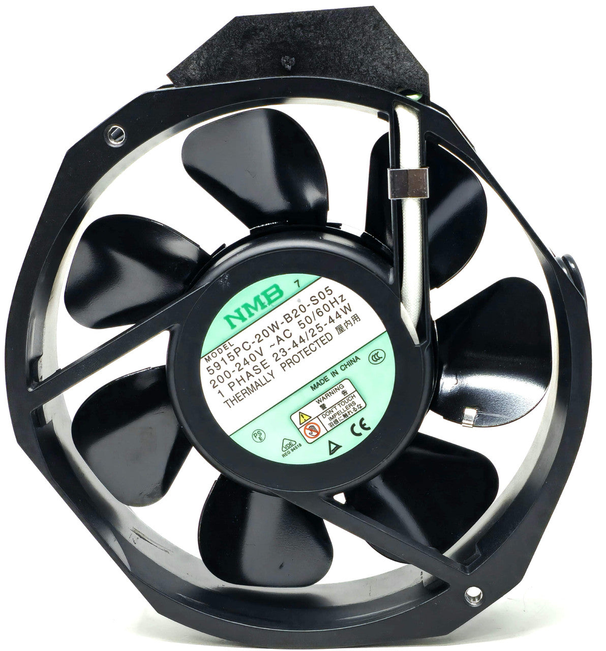 5915PC-20W-B20-S11 - 172x150x38mm 220V 25/28W 1 Phase 2-Terminal Cooling Fan for Fanuc A90L-0001-0396